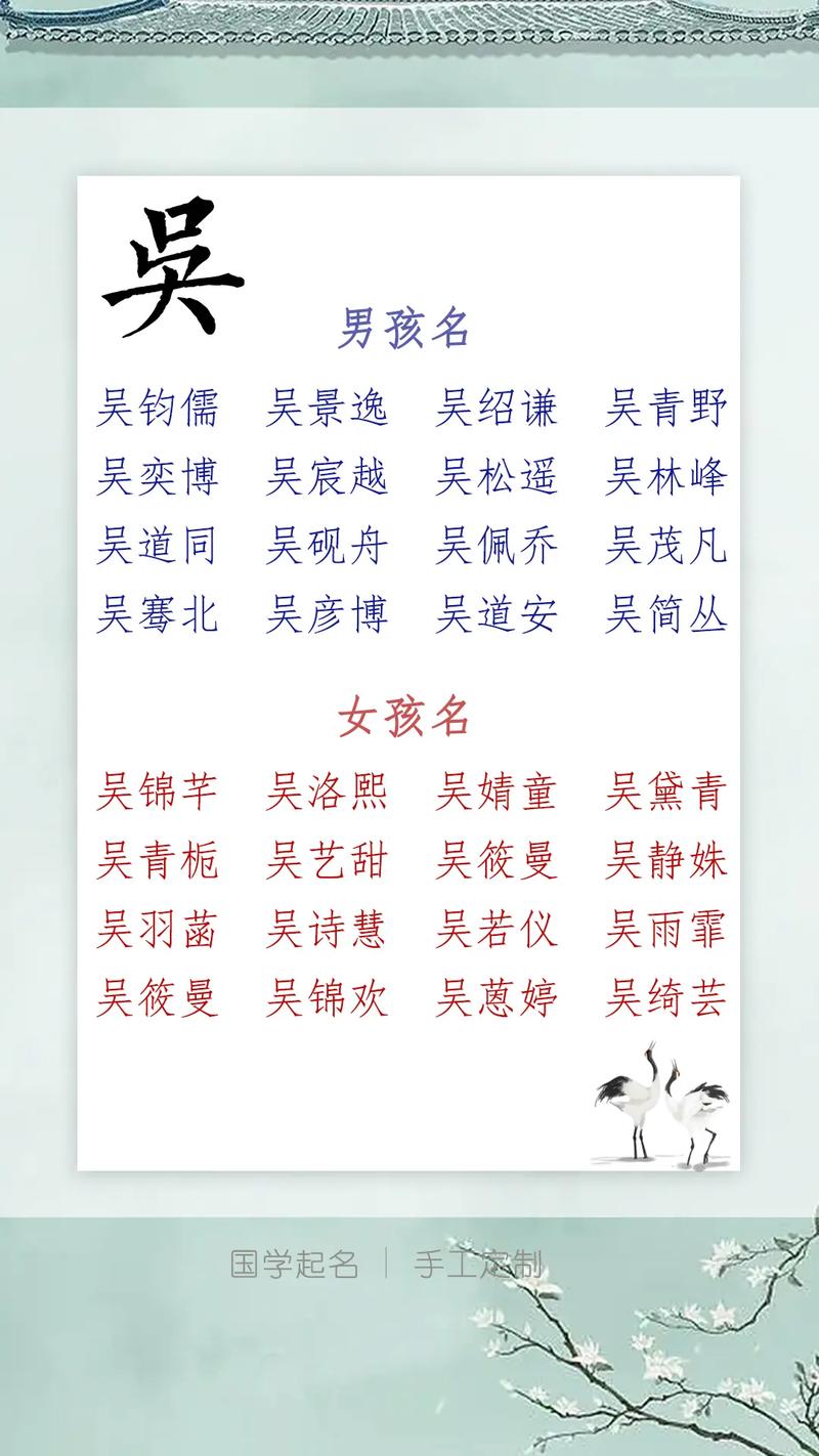 按姓氏辈分起名