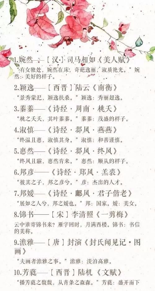 姑娘的昵称都有哪些