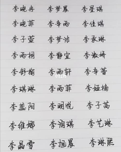 女孩姓名起名字大全