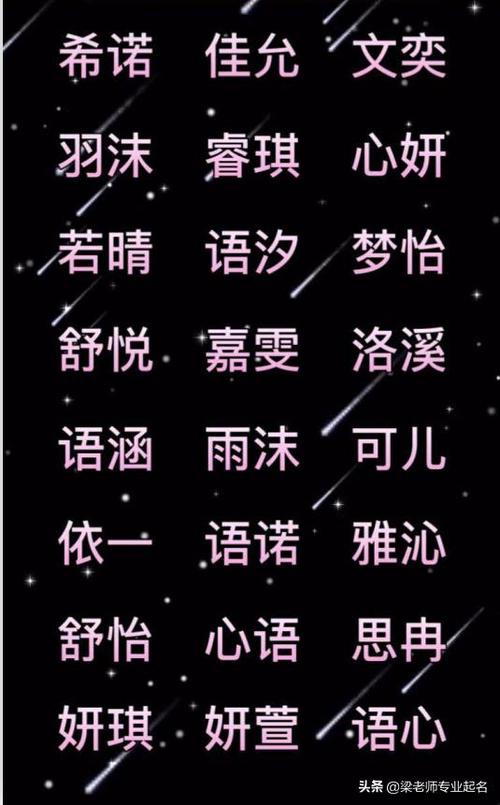 新生儿起名大全免费