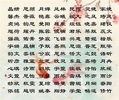 女孩名字带文化意蕴